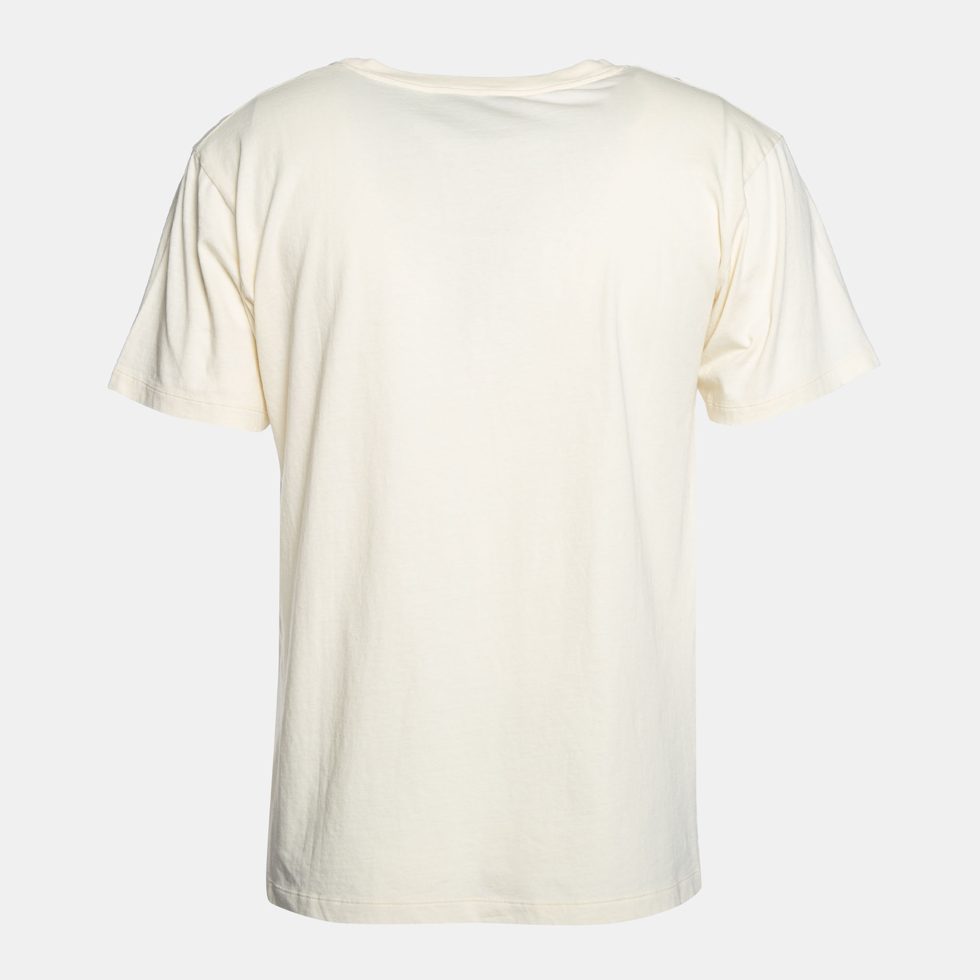 

Gucci Cream Cotton GG Printed Crew Neck T-Shirt