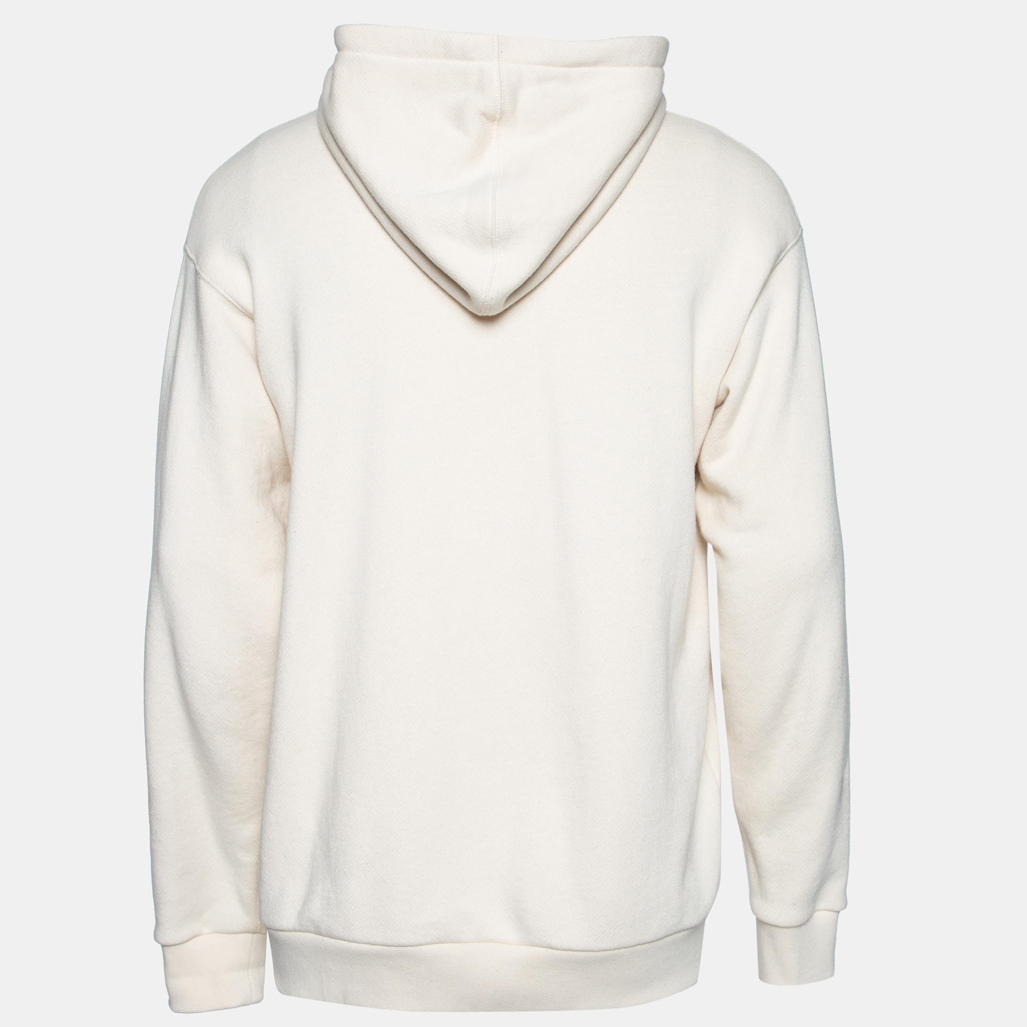 

Gucci Cream Terry Knit Pearl Logo Hoodie