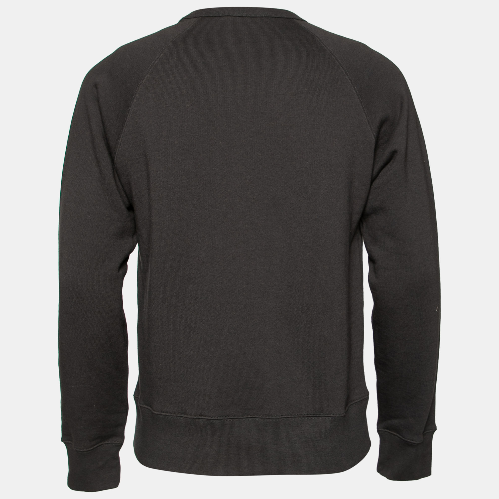 

Gucci Charcoal Grey Terry Knit L'Aveugle Par Amour Sweatshirt