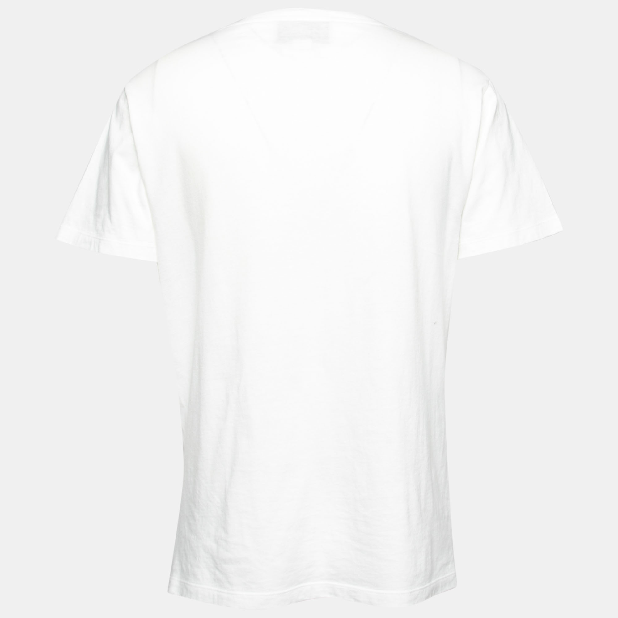

Gucci White Cotton Guccify Yourself Printed Crew Neck T-Shirt