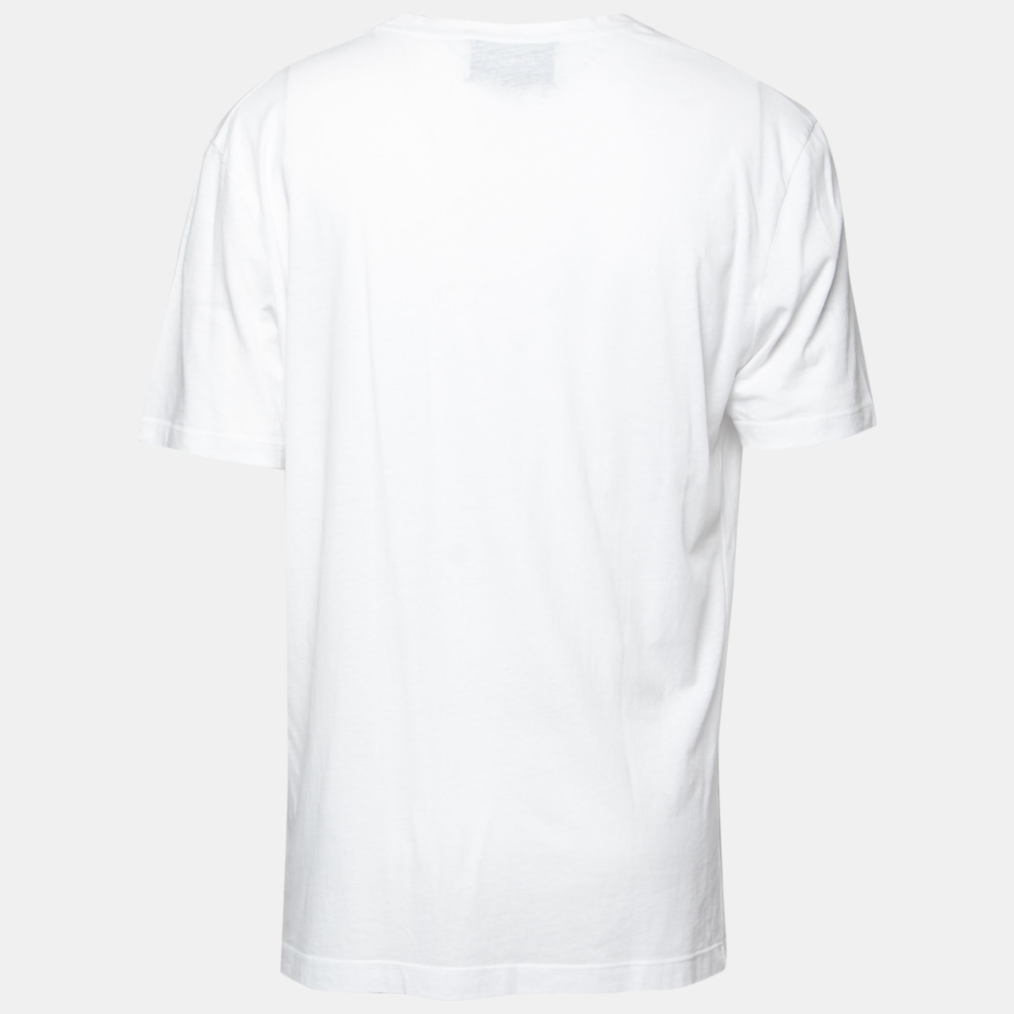 

Gucci White Cotton Embroidered Crew Neck T-Shirts