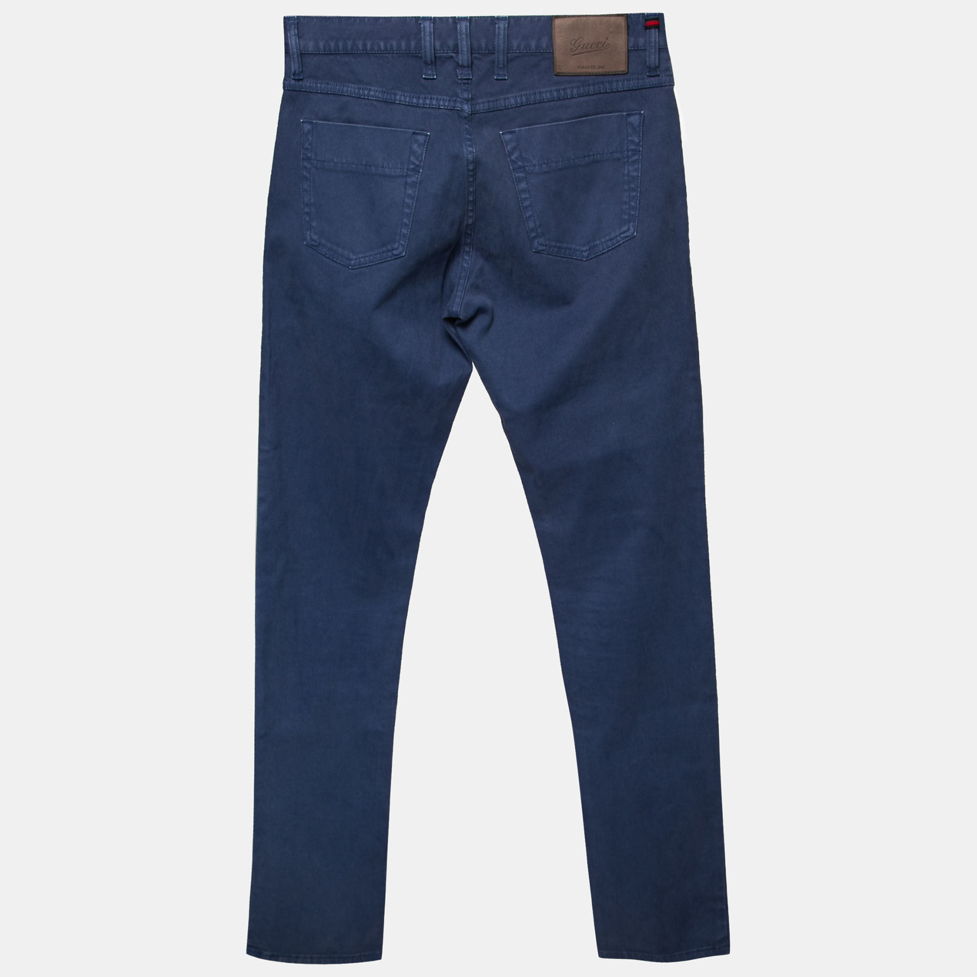 

Gucci Blue Denim Skinny Fit Jeans  Waist: 32