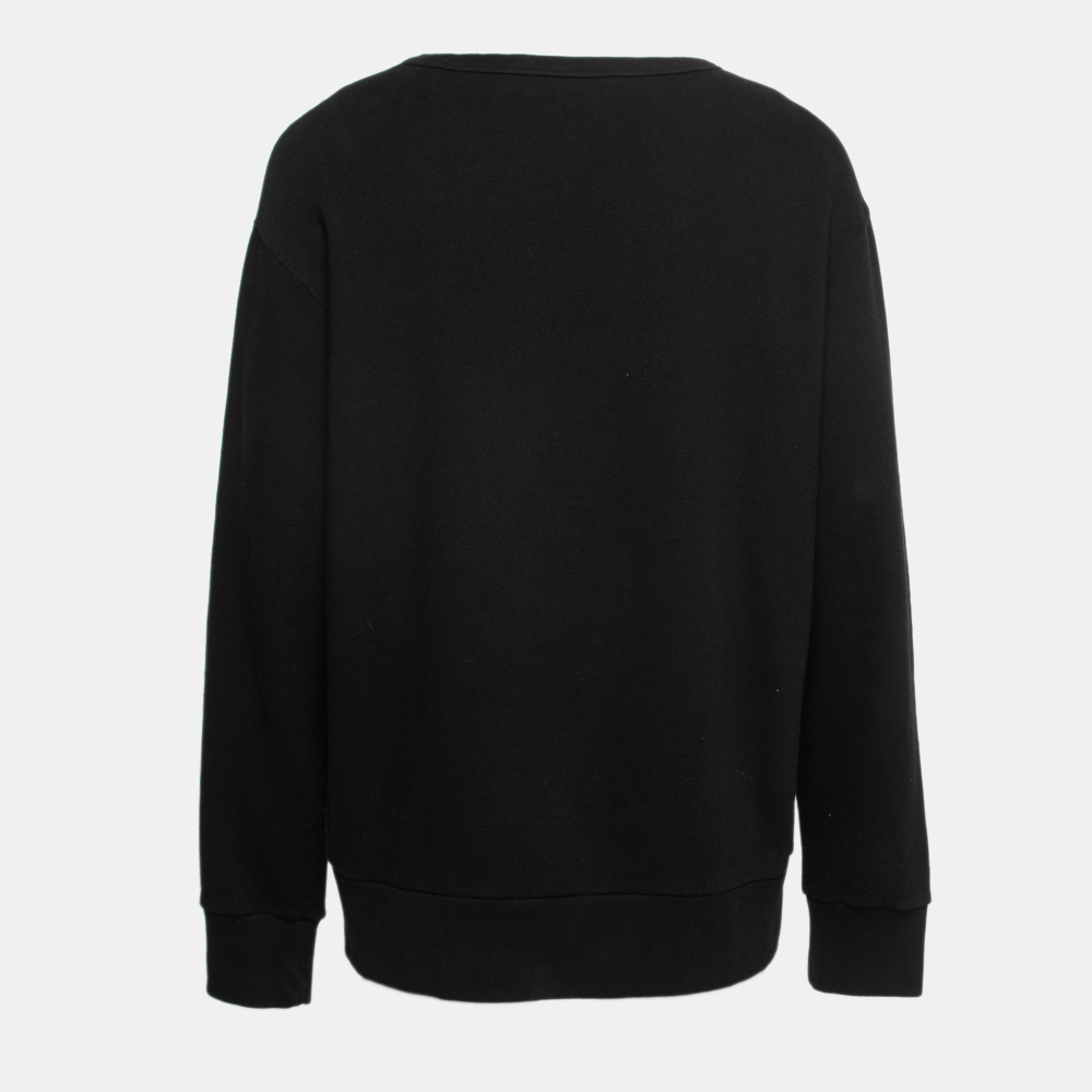

Gucci Black Cotton Printed Sweatshirt