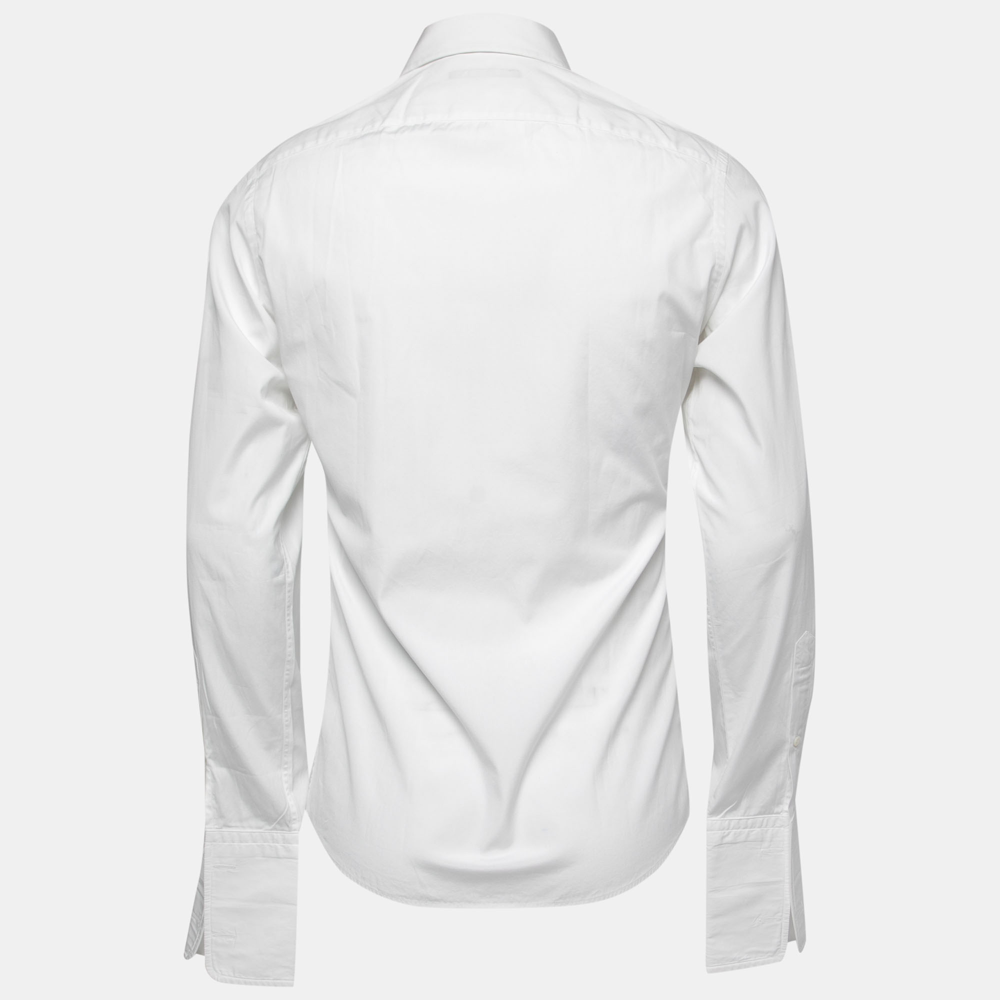 

Gucci White Cotton French Cuff Shirt