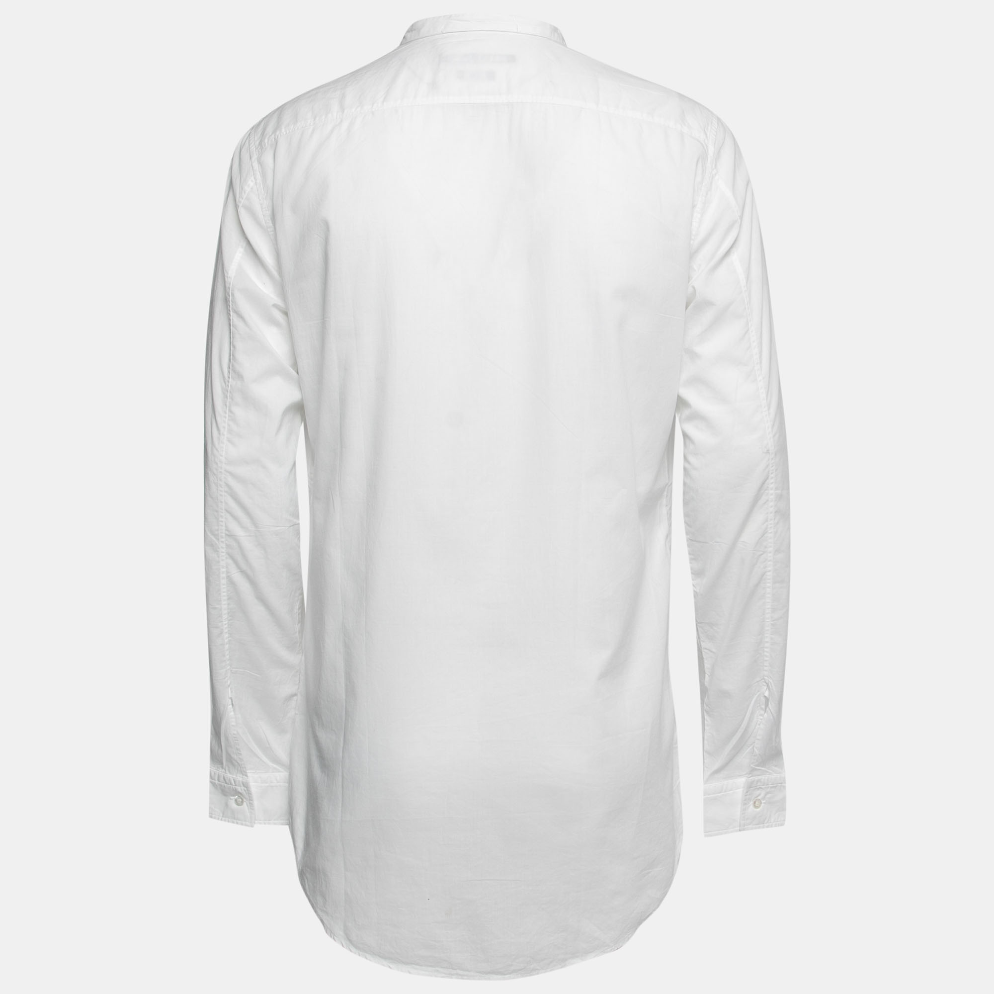 

Gucci White Cotton Button Front Duke Shirt