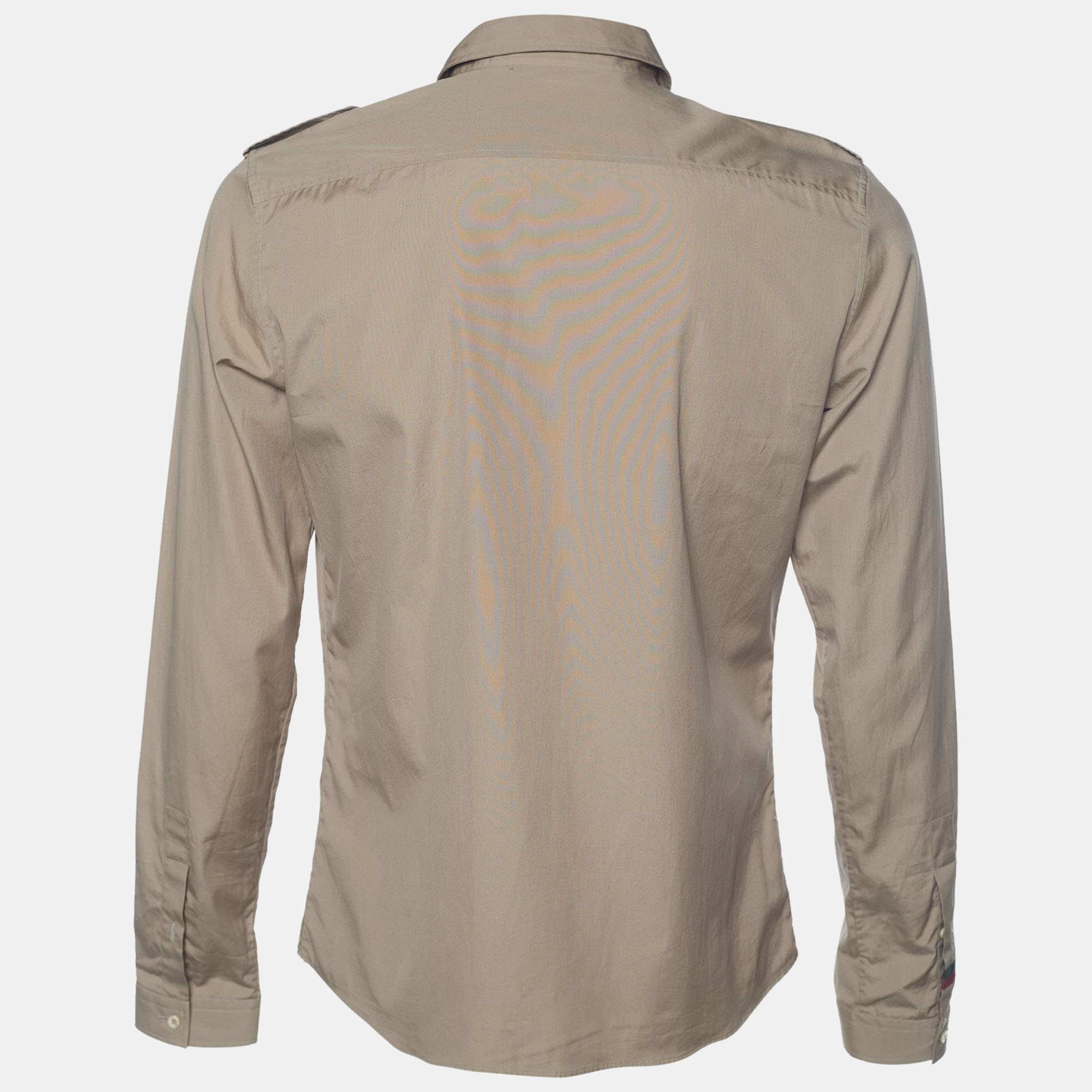 

Gucci Light Brown Cotton Duke Fit Shirt