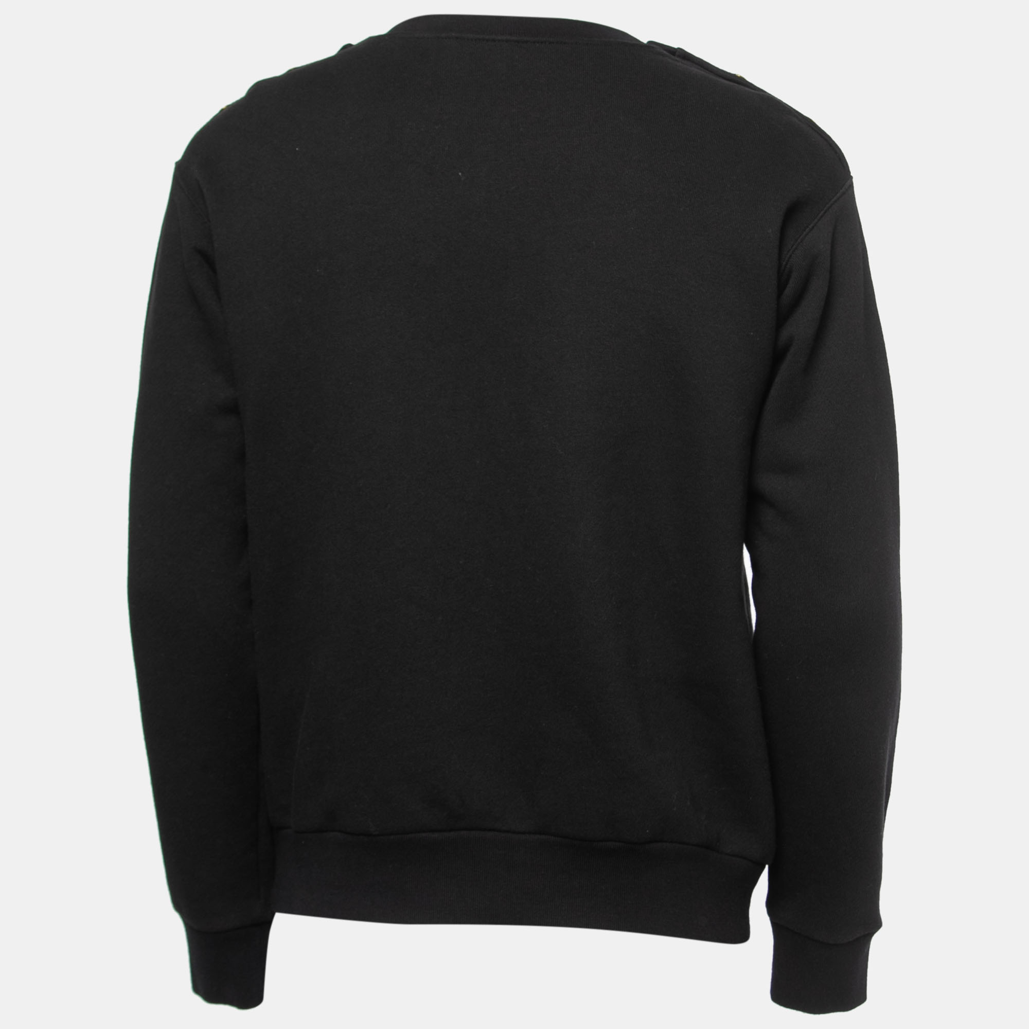 

Gucci Black Cotton Sequined Gucci Homme Pour Femme Sweatshirt