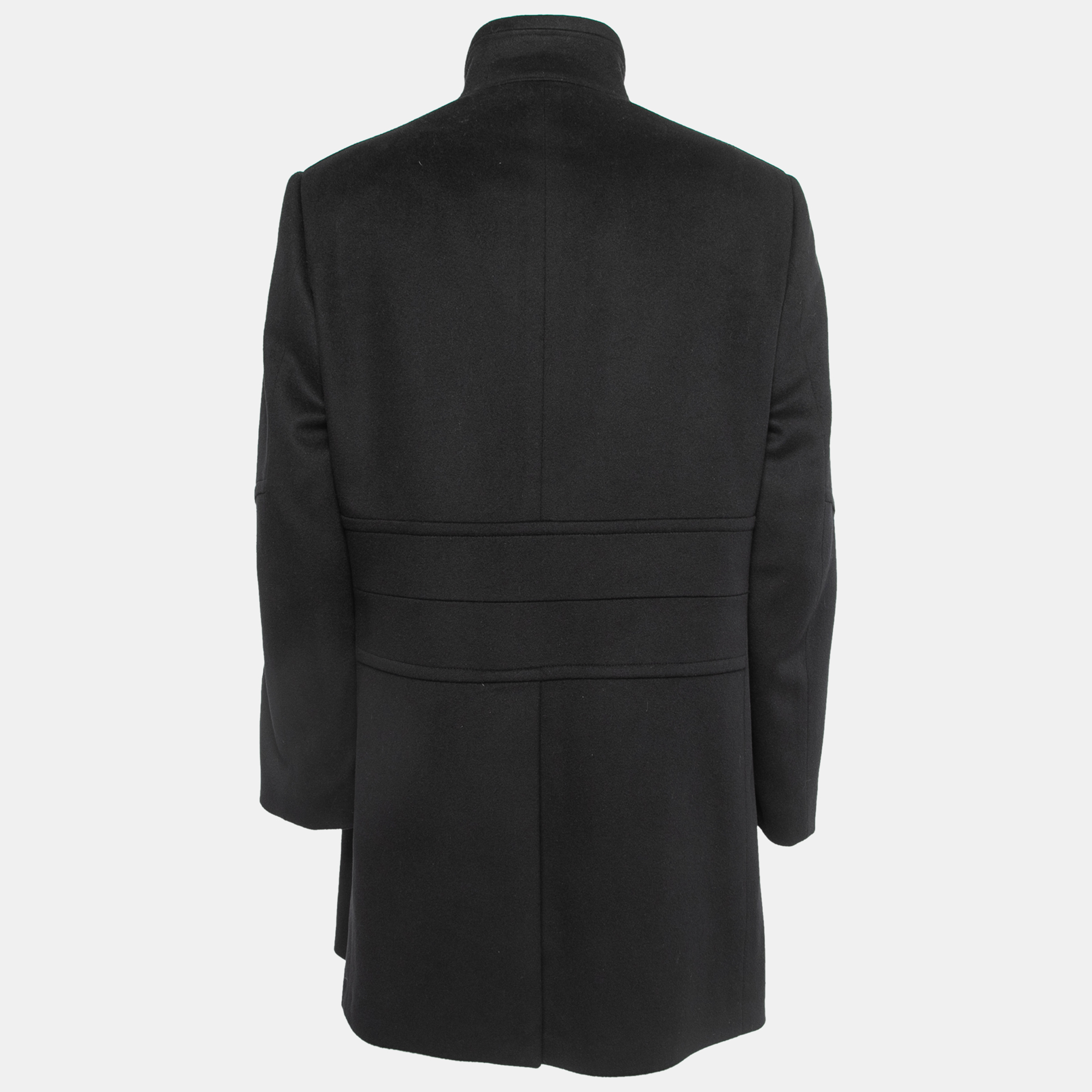 

Gucci Vintage Black Wool Button Front Coat