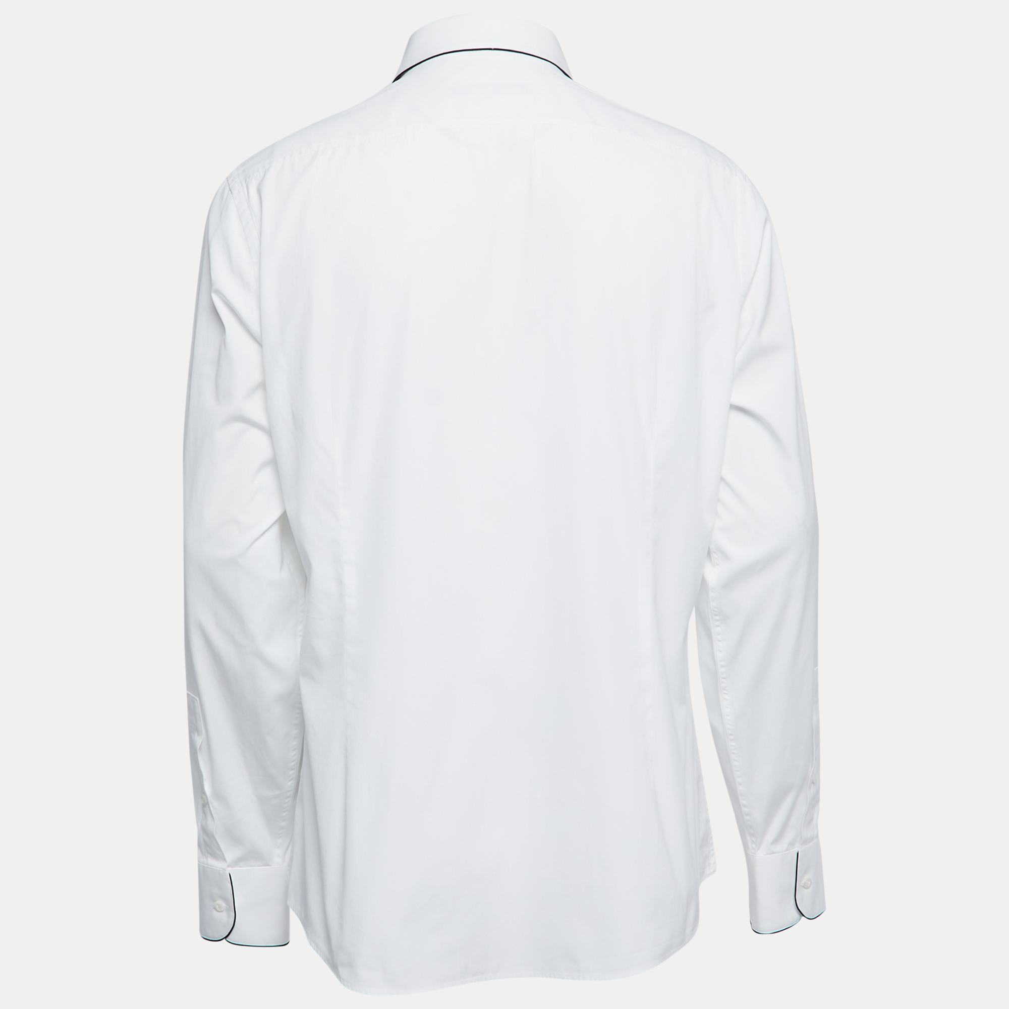 

Gucci White Cotton Button Front Shirt 2XL