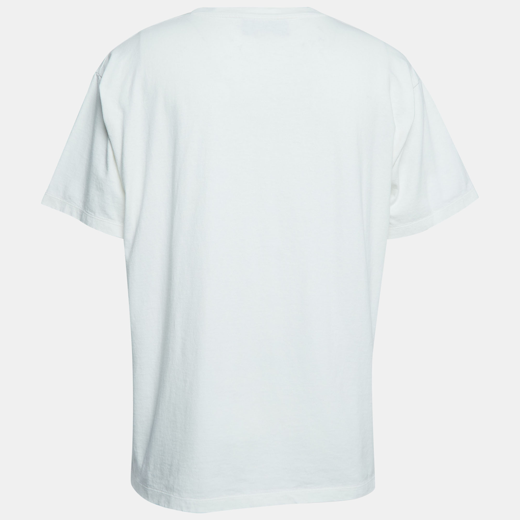 

Gucci White Cotton Printed T-Shirt