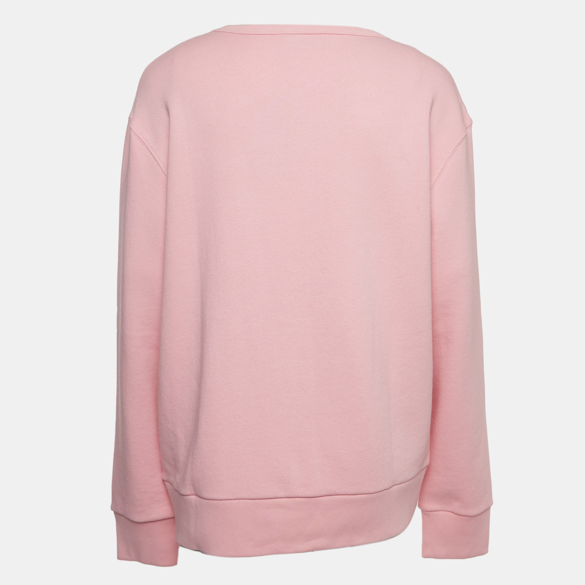 

Gucci Garden Pink Eye Print Cotton Crew Neck Sweatshirt