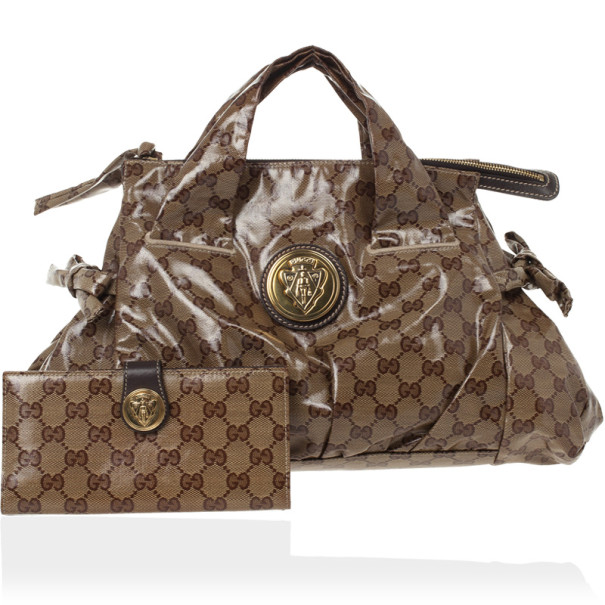 مملوكة مسبقًا Gucci GG Crystal Hysteria Medium Hobo