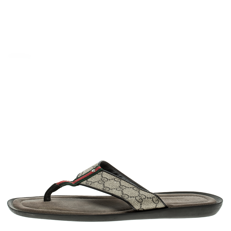 gucci thong sandals mens