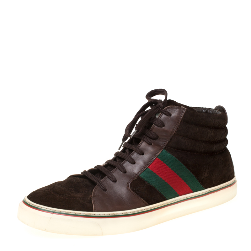 brown suede gucci shoes