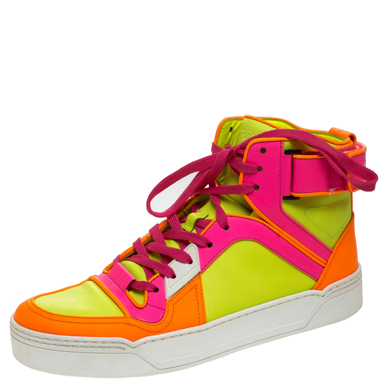 neon high top sneakers