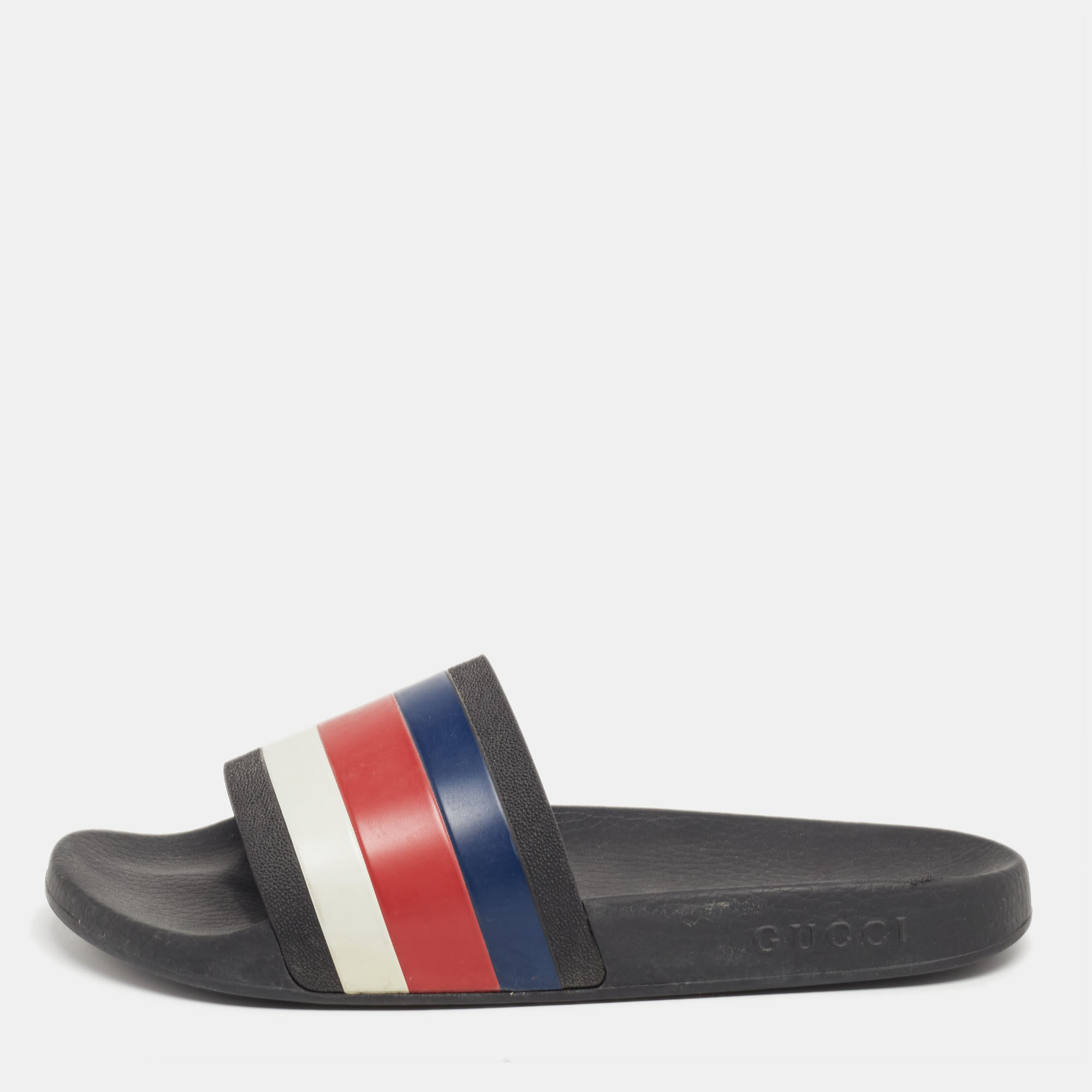 gucci slides pre owned