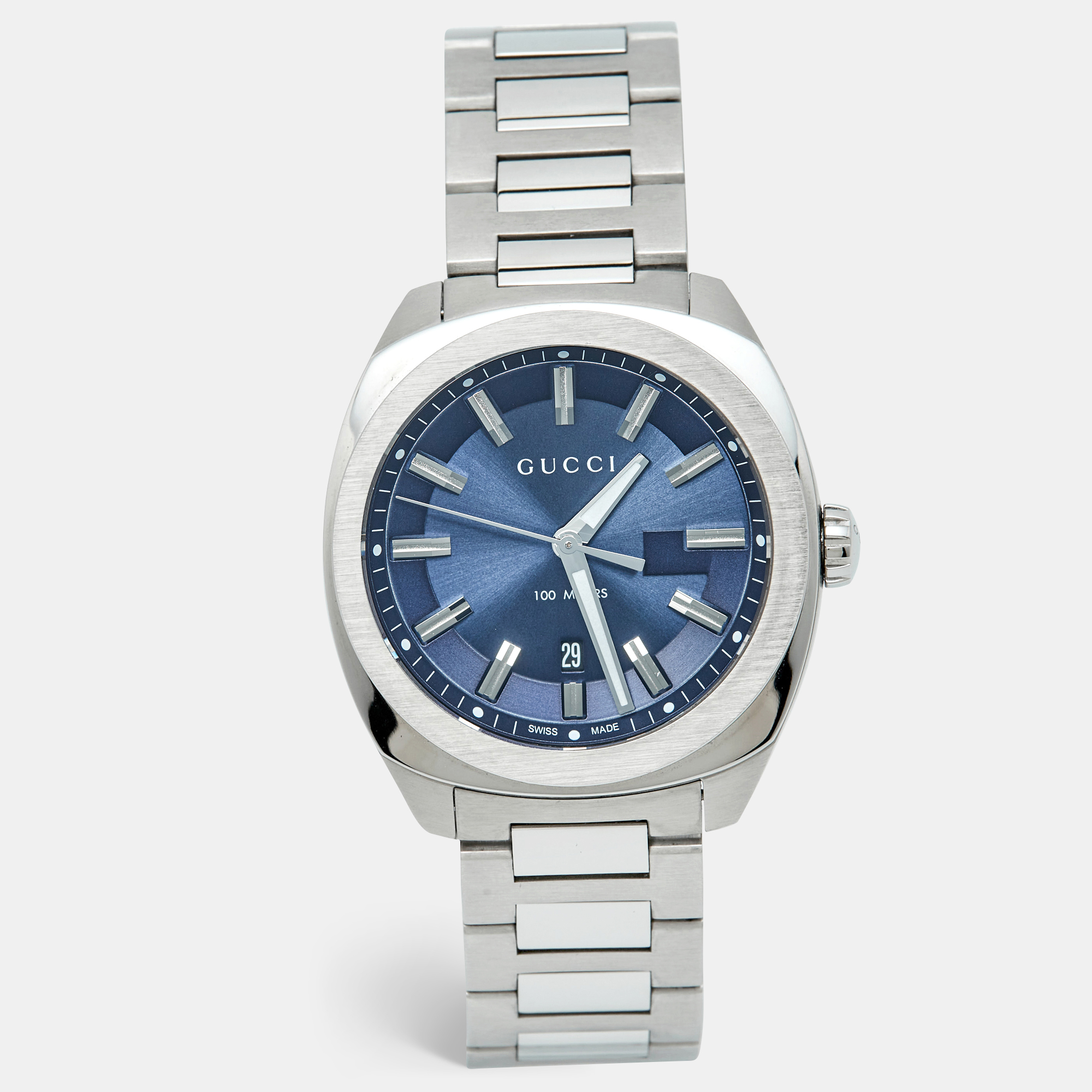 

Gucci Blue Stainless Steel GG2570 Series YA142303 Men's Wristwatch