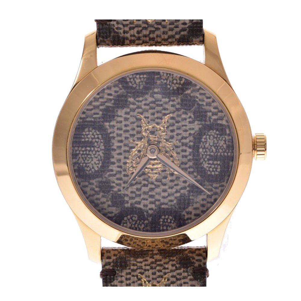 gucci 126.4 watch gold