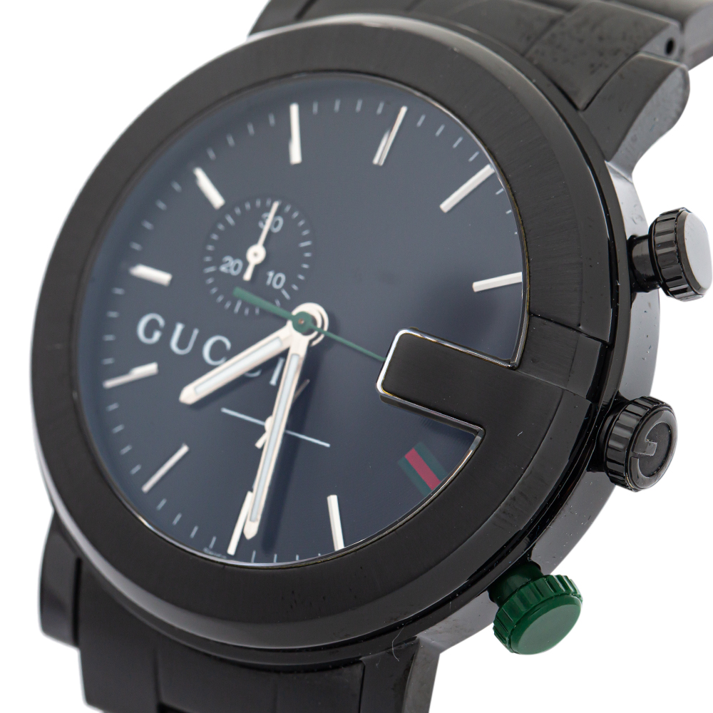 

Gucci Black PVD Coated Stainless Steel G-Chrono