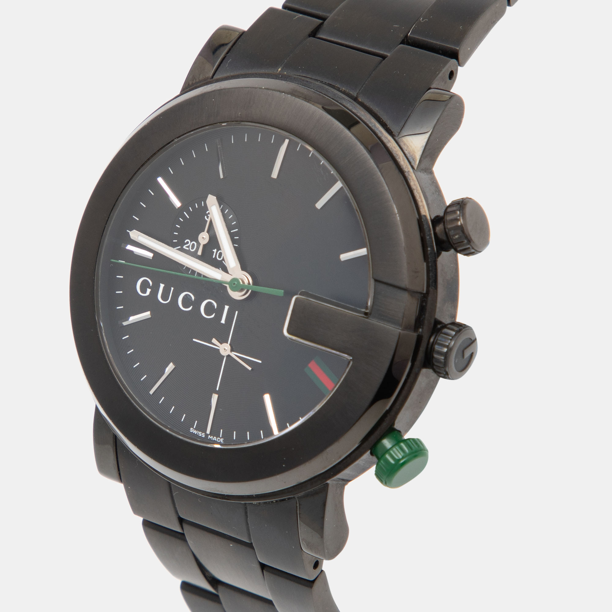 

Gucci Black PVD Coated Stainless Steel G-Chrono YA101331 Men's Wristwatch