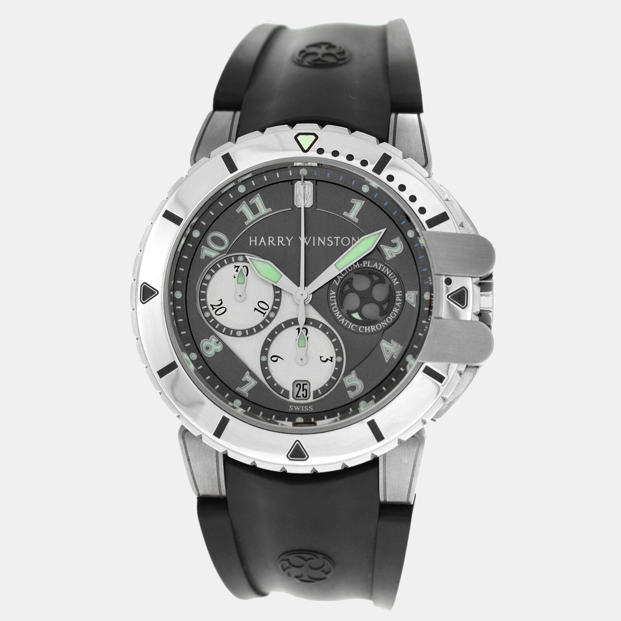 

Harry Winston Project Z2 410-MCA442 Automatic Platinum Men's Wristwatch 44 mm, Grey