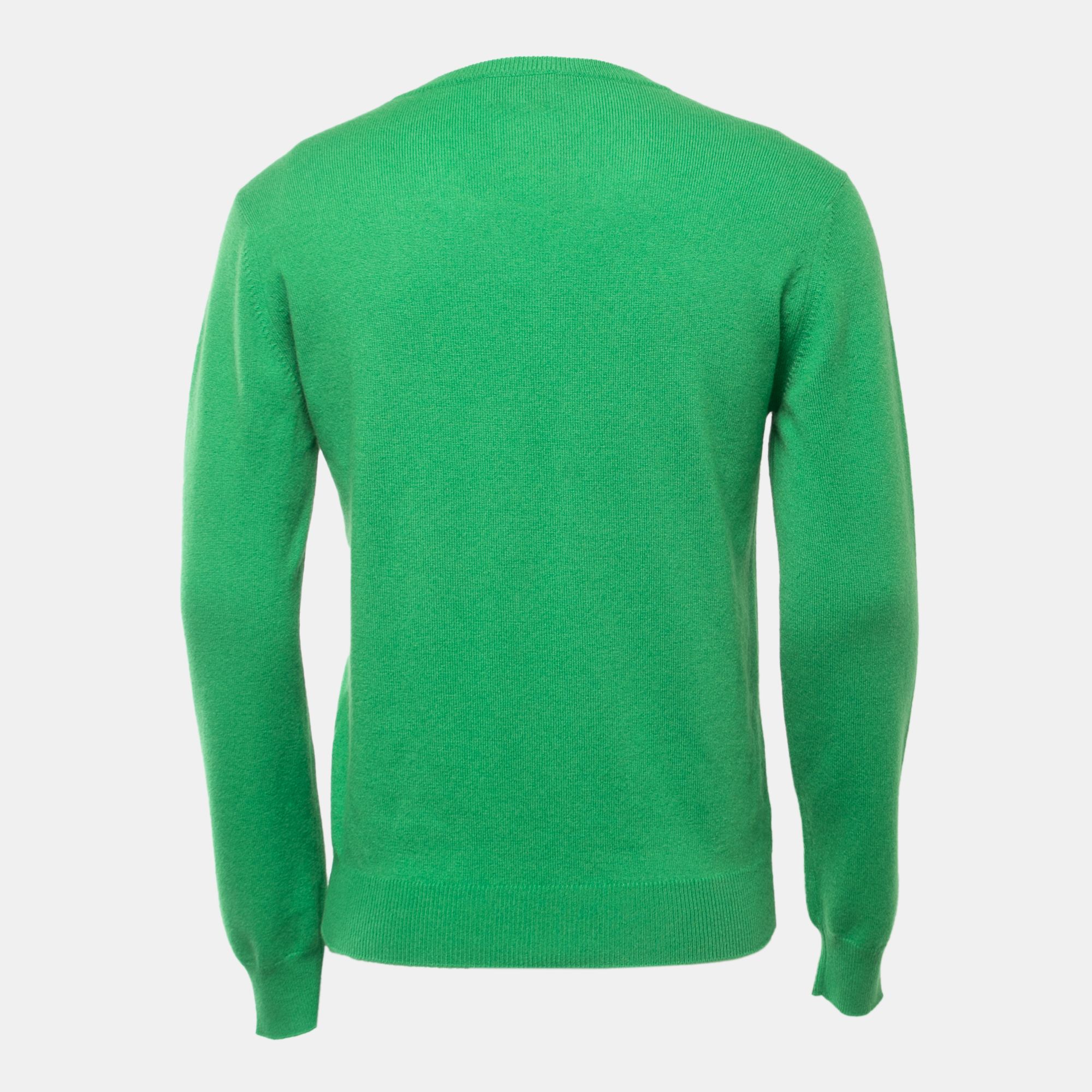 

Hermes Green Cashmere V-Neck Sweater