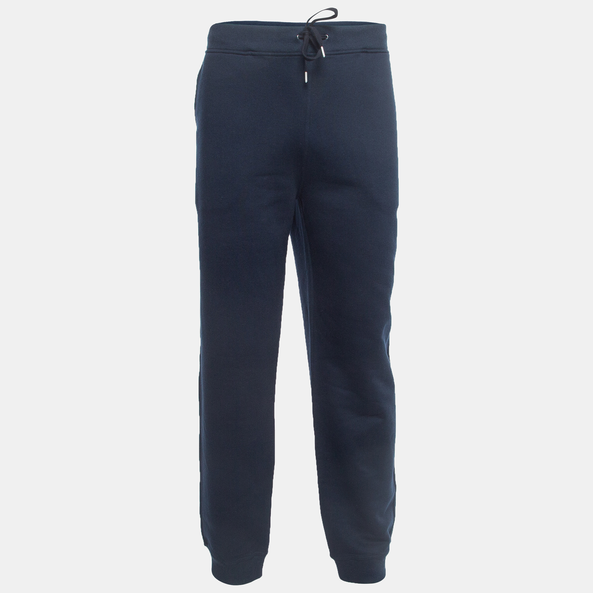 

Hermes Navy Blue Cotton Drawstring Joggers