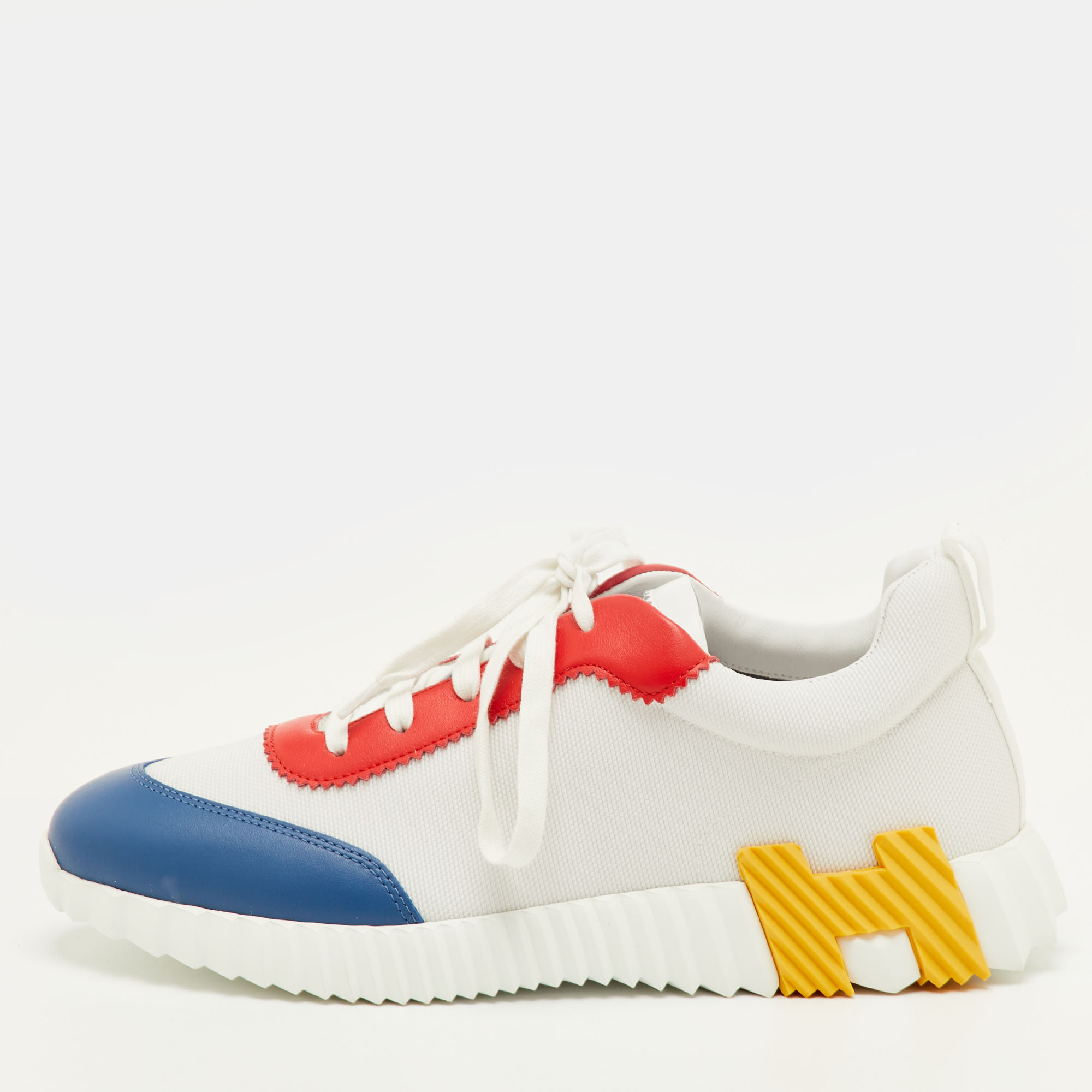 

Hermes Bouncing Size  Multicolor Canvas and Leather Sneakers