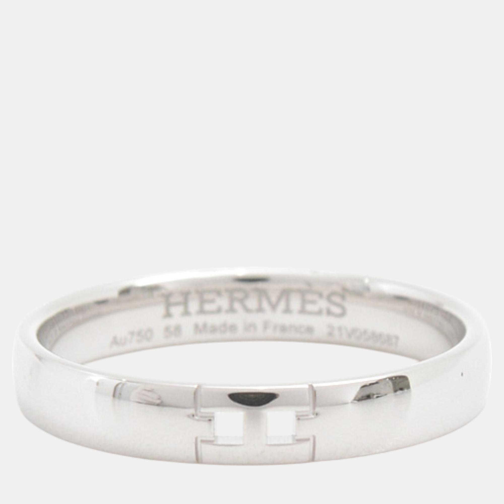 

Hermes White Gold Ever Hercules Ring