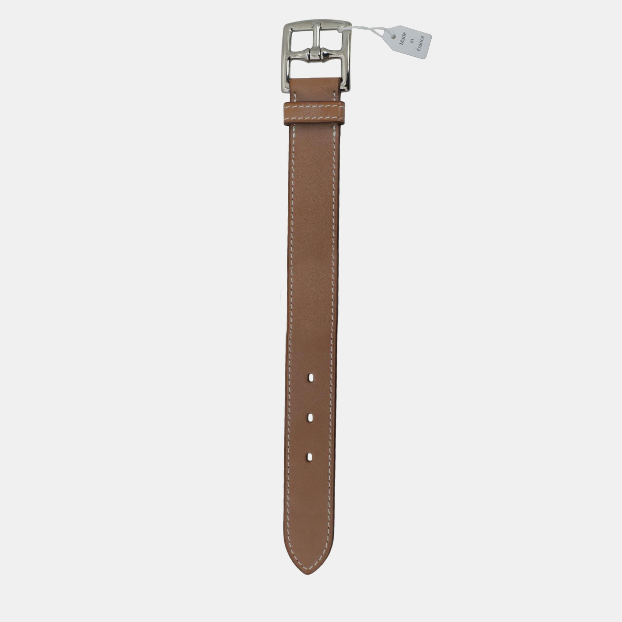 

Hermes Etriviere Single Tour Bracelet, Brown