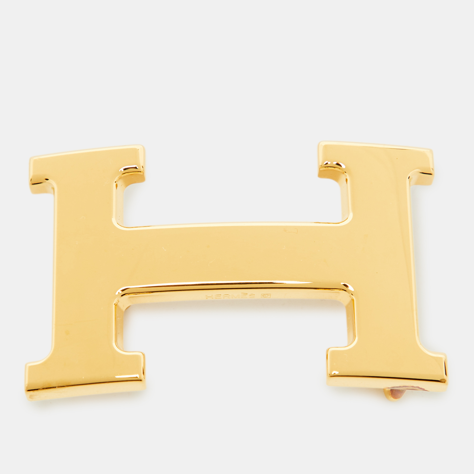 

Hermes Gold Finish Metal H Belt Buckle