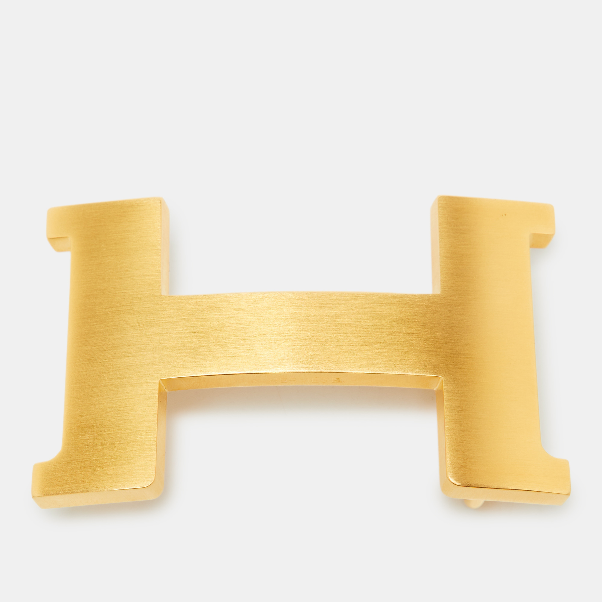 

Hermes Brushed Gold Finish Metal Constance Belt Buckle