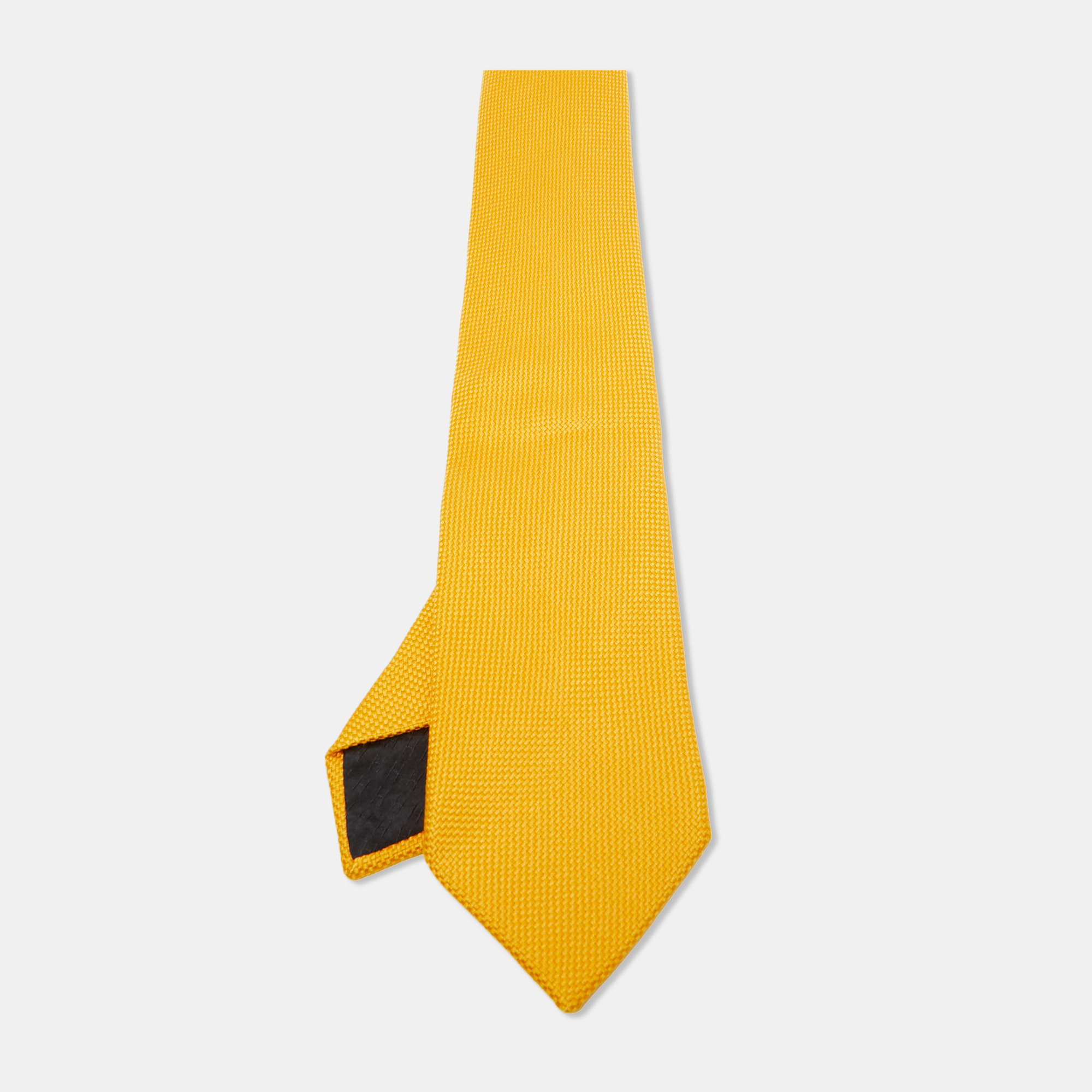 

Hermes Yellow Saint-Honore Silk Tie