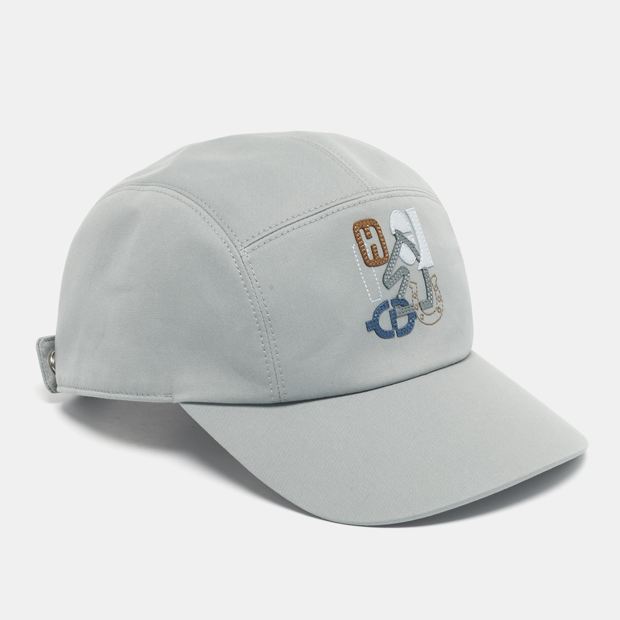 

Hermes Nuage Blue Cotton Nevada Puzzle Baseball Cap Size