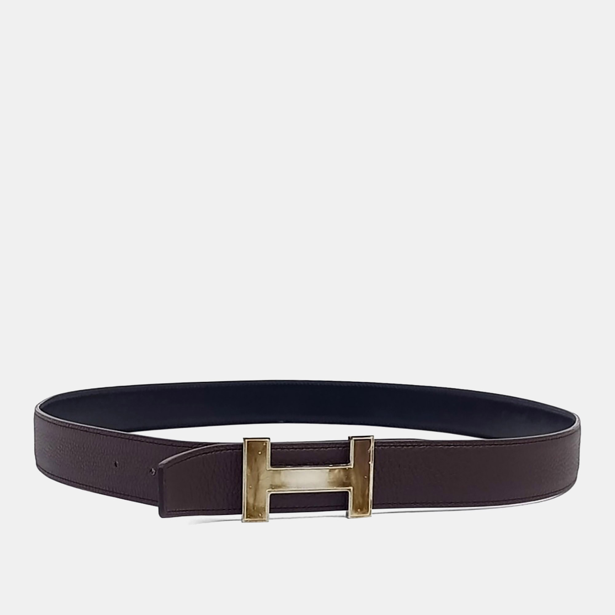 

Hermes H Reversible Belt (A), Black