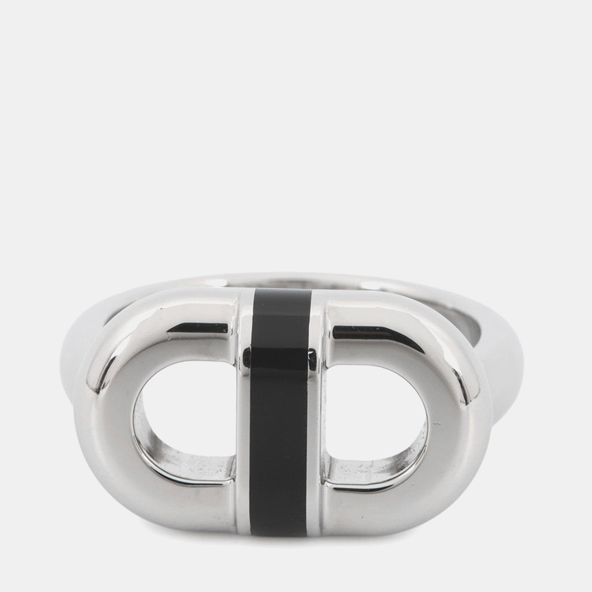 

Hermes Mayon Ring Size T60 Black Metal Lacquer