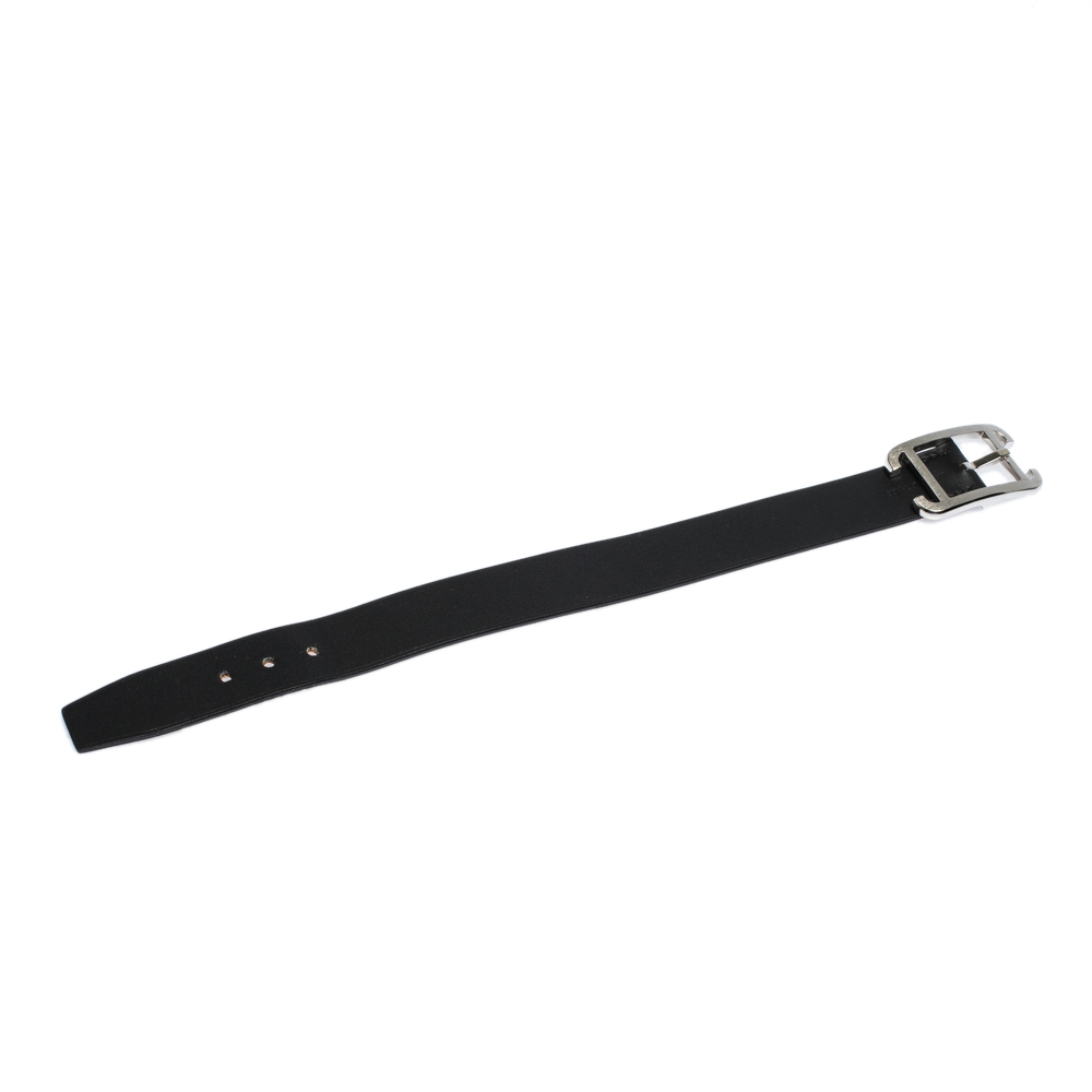

Hermes Black & Brown Leather Palladium Plated Society Bracelet T5