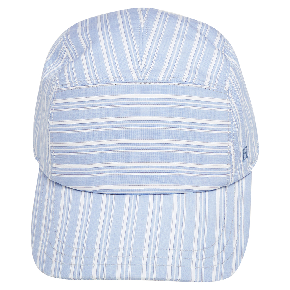 

Hermes Blue Striped Cotton Baseball Cap (59)