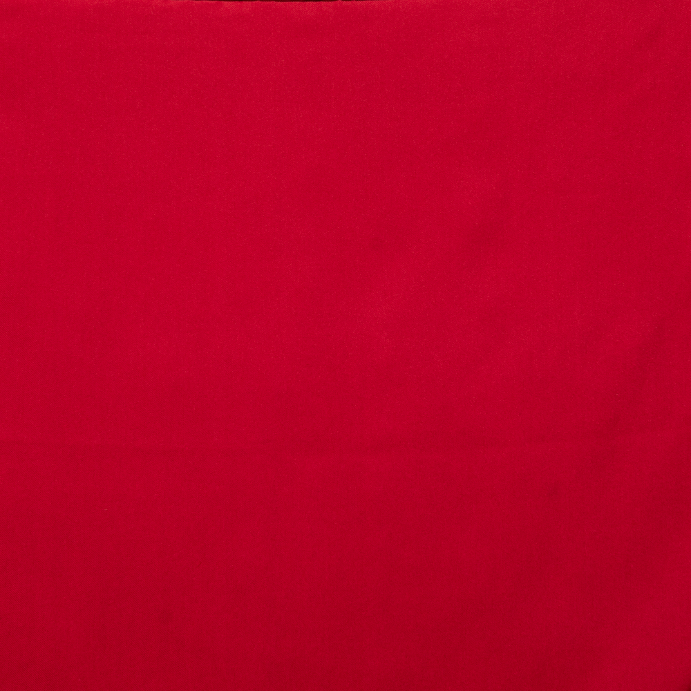 

Hermes Red Silk Pocket Square
