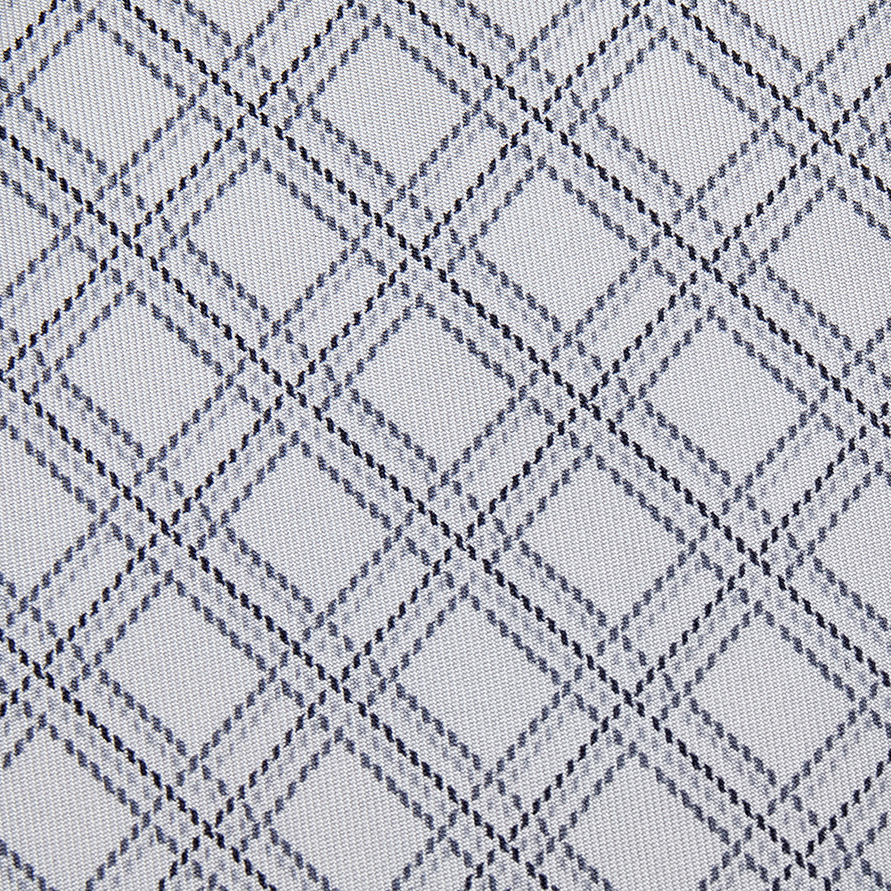 

Hermes Grey Square Printed Silk Tie