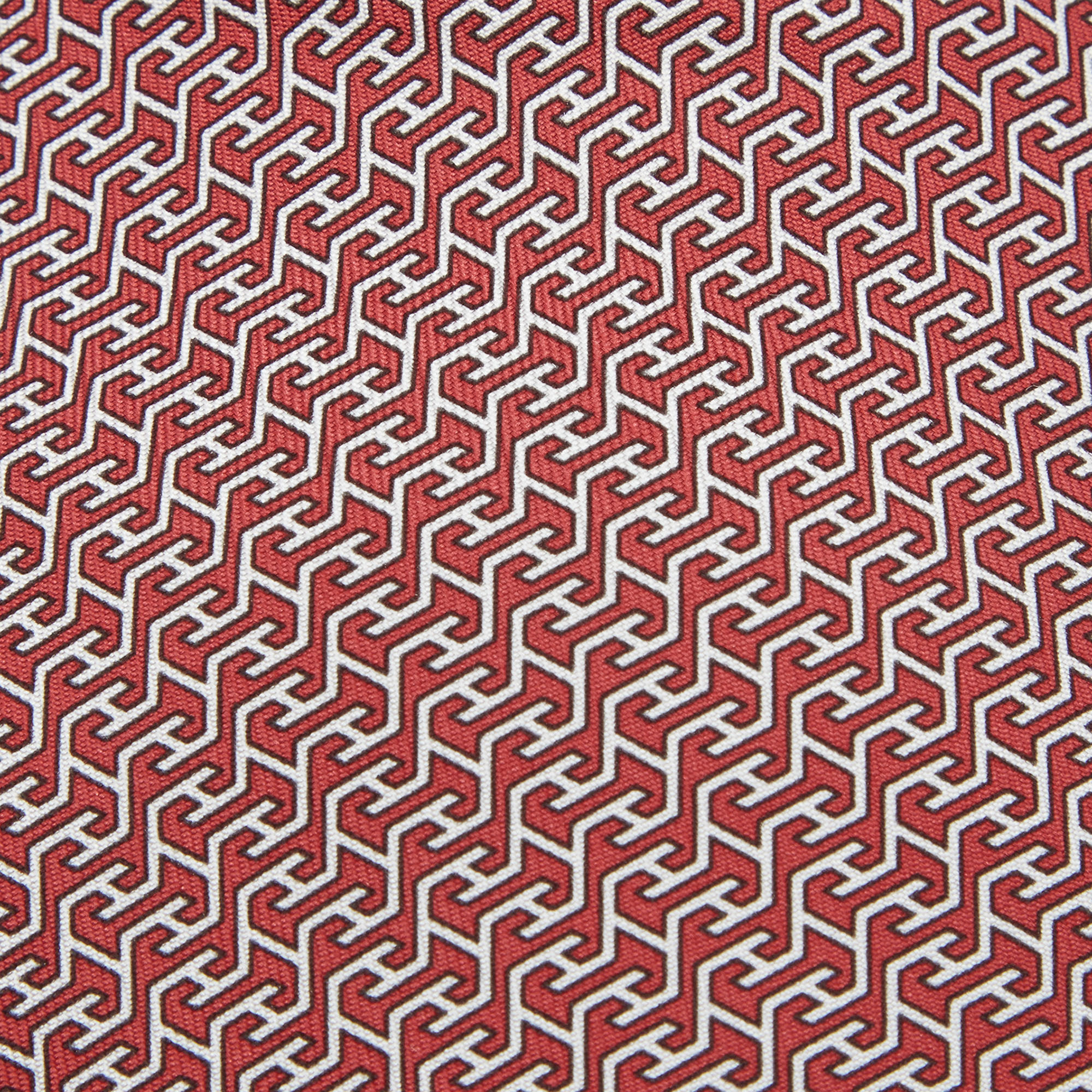 

Hermes Red H'Scalator Silk Tie