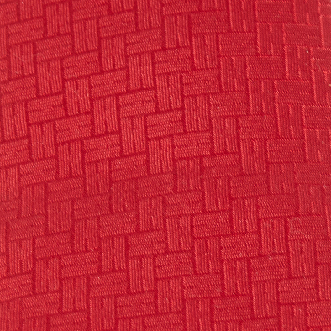 

Hermès Red H Silk Jacquard Tie