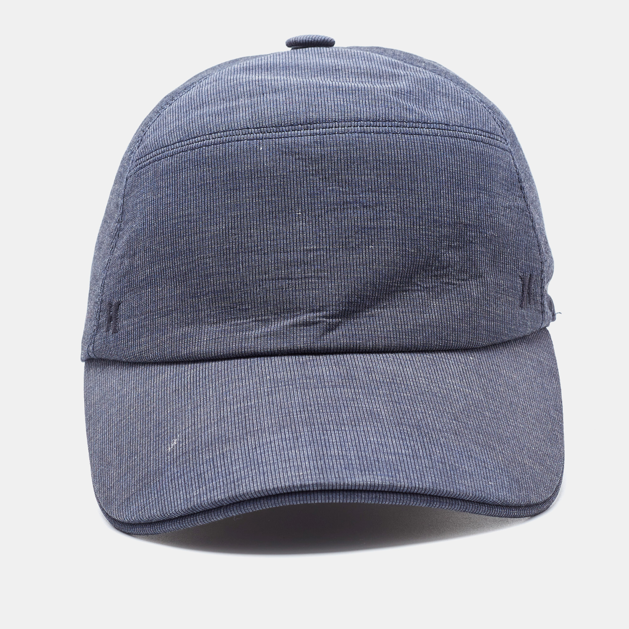 

Hermès Navy Blue Cotton & Linen Lined Baseball Cap (57)