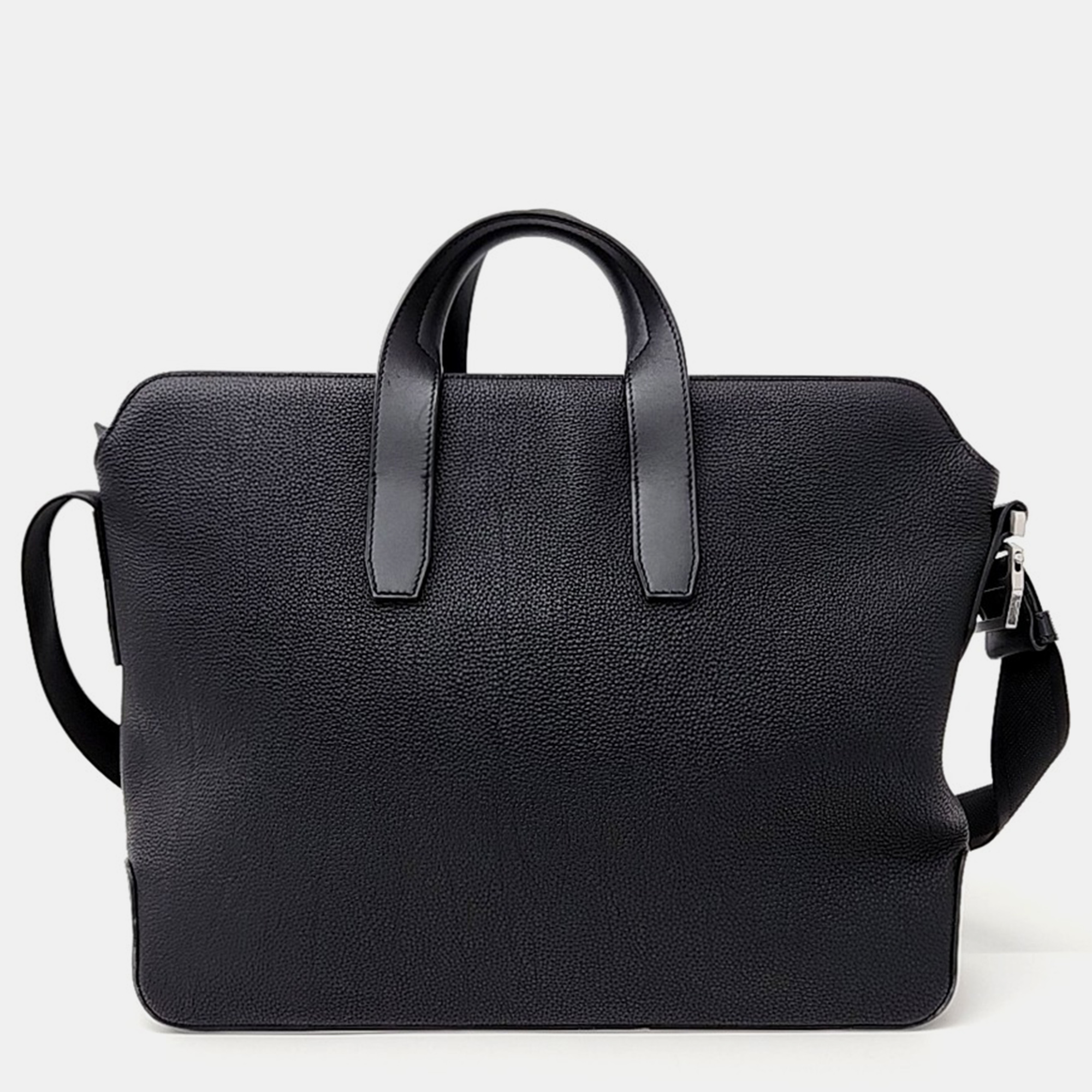 

Hermes City News Briefcase bag, Black