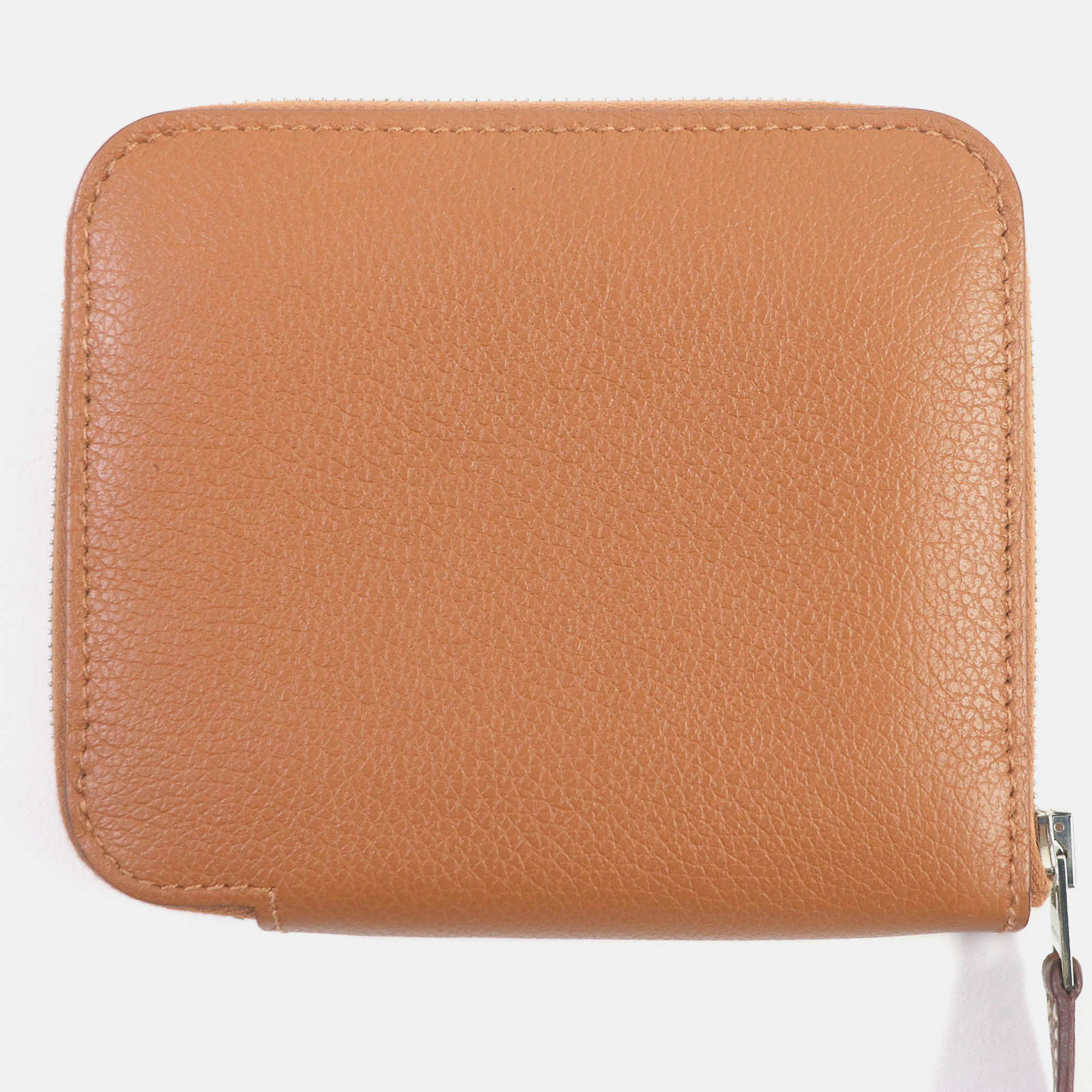 

Hermes Biscuit Brown Azap Compact Coin Case