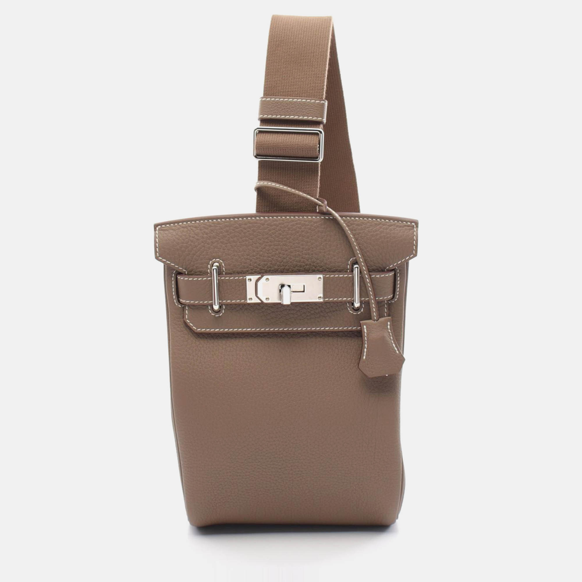 Beige Leather Kelly Accardo Pm Waist Bag