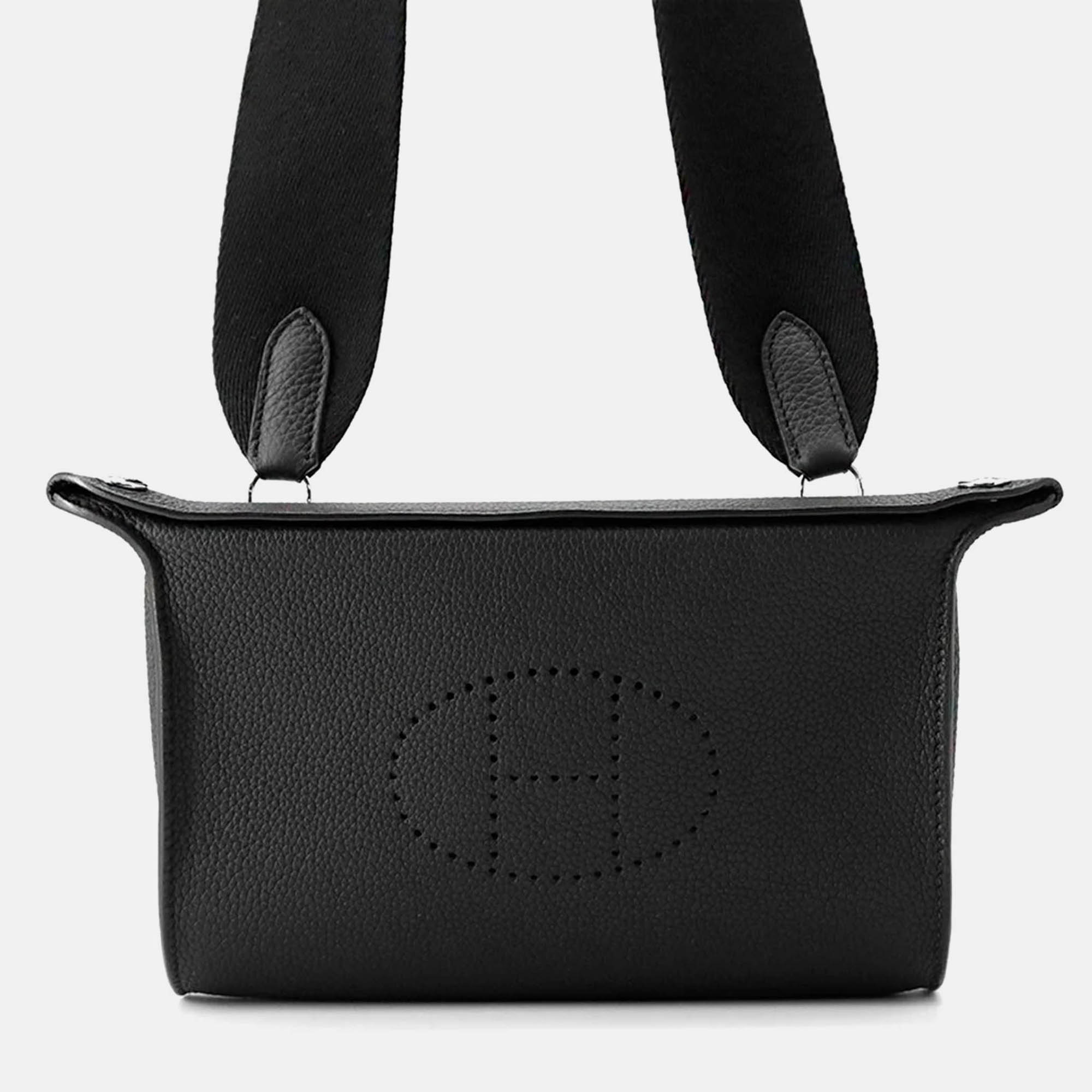 

Hermes Videpoches Black Togo Leather