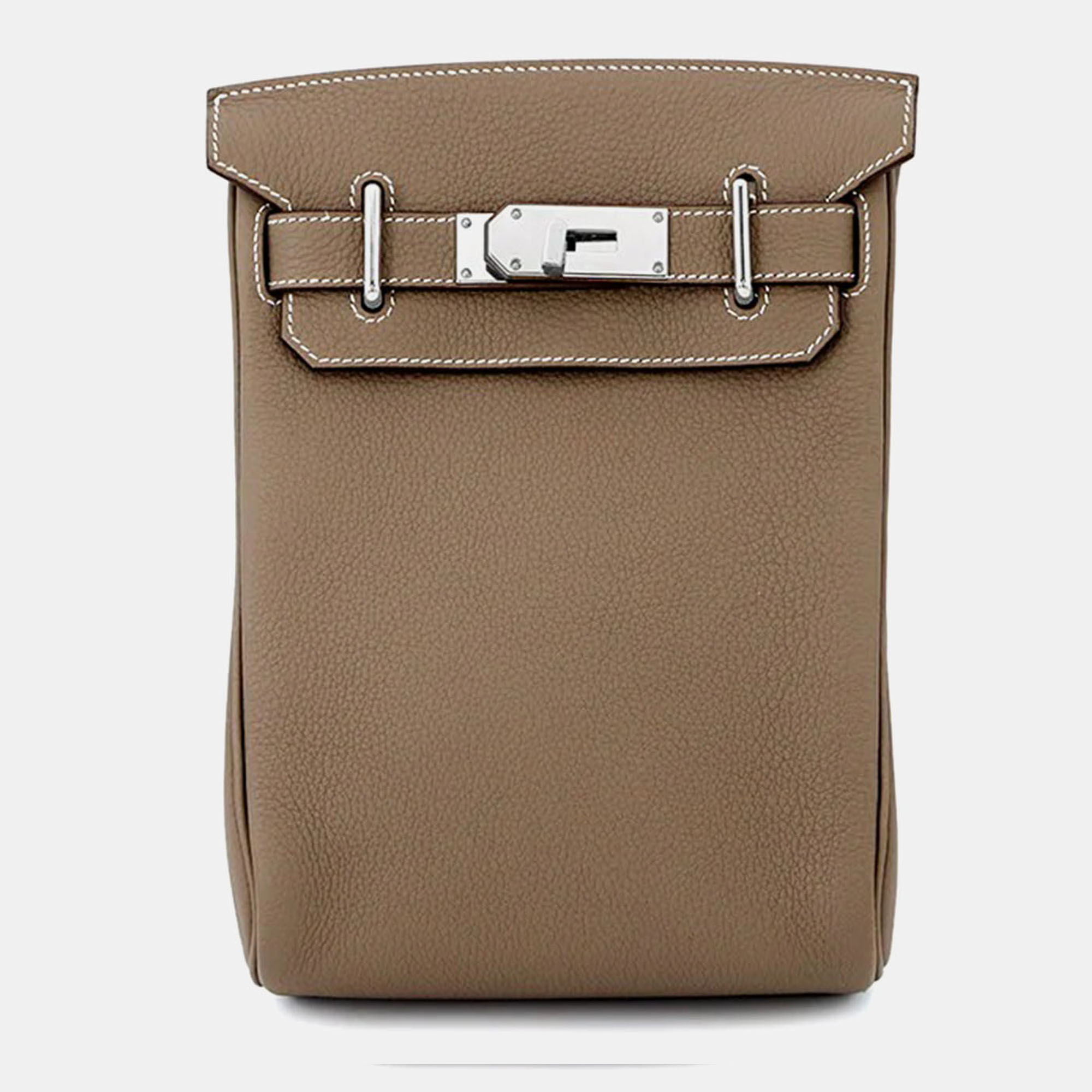 

Hermes Akkad Etoupe Togo Leather Size PM, Brown