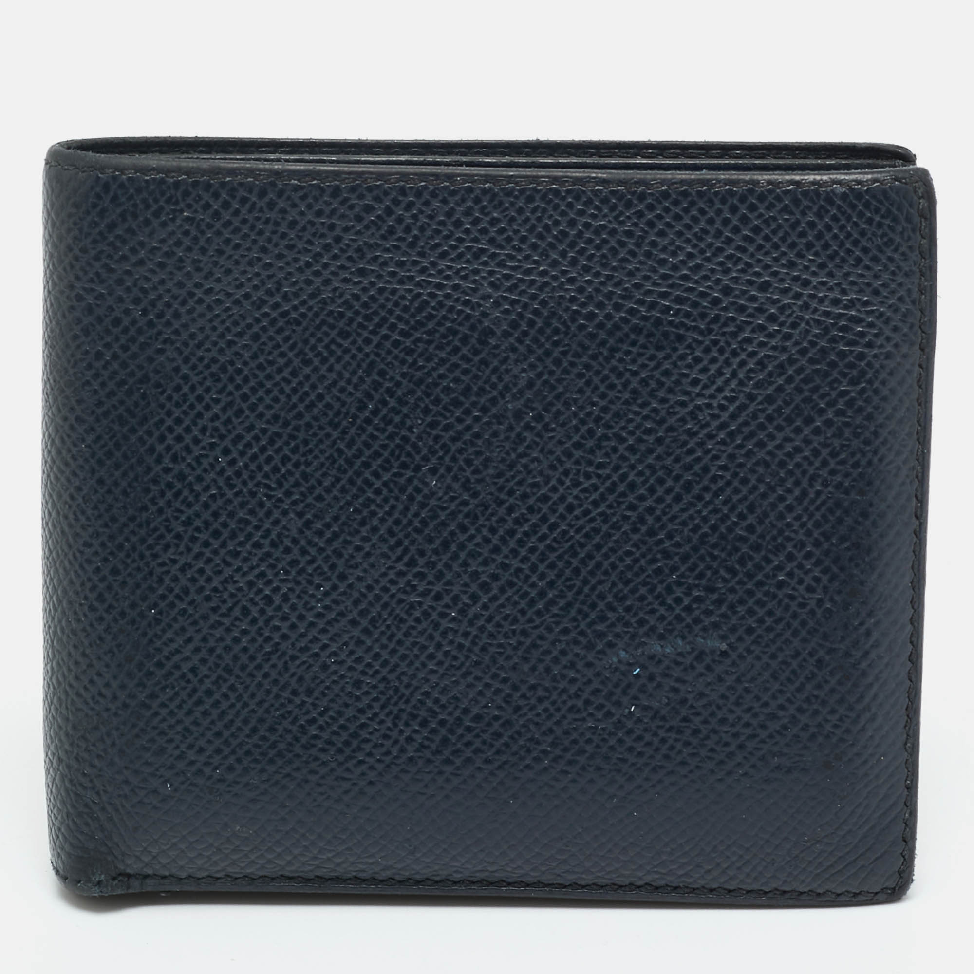 

Hermes MC² Copernic Bleu Nuit Epsom Leather Bifold Wallet, Blue