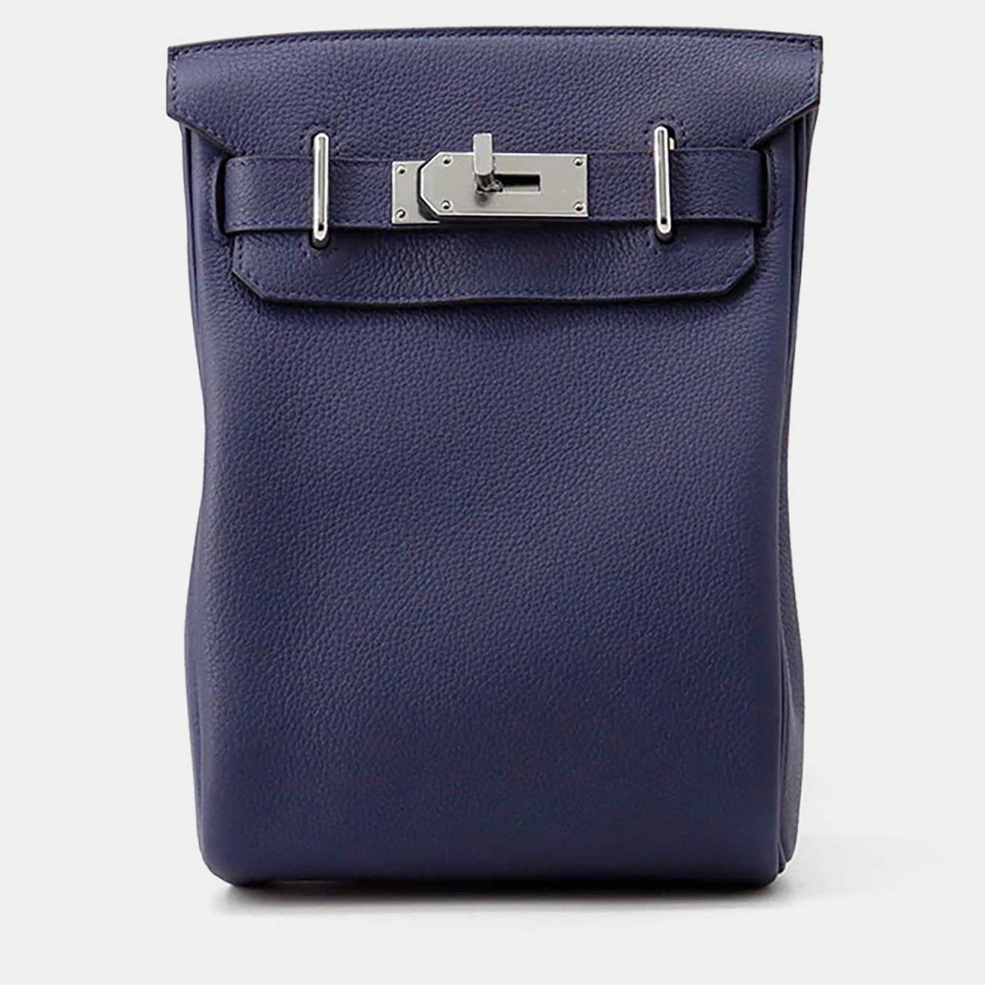 

Hermes Kelly Akkad Blue Navy Togo Leather Size Pm